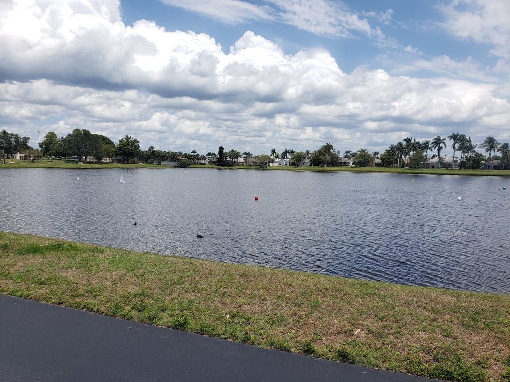 Model Boat Sailing photo
